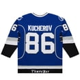 thumbnail image 3 of Men's Nikita Kucherov Blue Tampa Bay Lightning 2013-14 Power Play Jersey, 3 of 7