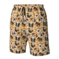 thumbnail image 5 of Naloa Cute Dogs Head Men's Beach Shorts, Surfing shorts, Swim trunks, Quick Dry Swim Trunks for Surfing Beach Fun - XX-Large, 5 of 9