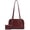 Charcoal Red, variant on Swing Zip Bag Designer Bag for Women Fashion Handbags for Women Small Purses with Adjustable Strap