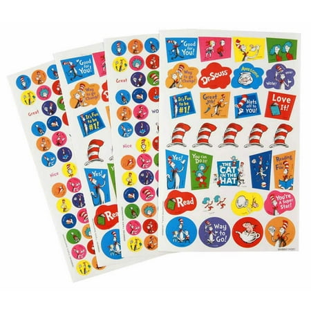 UPC: 0073168609699 | Eureka Cat in the Hat Sticker Book 5 3/4 x 9 3/8 536/PK 4 PK/BD EU-609690