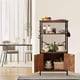 thumbnail image 2 of Cocina con Almacenamiento Gabinete de Cocina de 3 Niveles, Marrón FurnitureR Moderno, 2 of 6