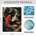 thumbnail image 3 of Diamond Art Kit for Adults, Koi Fish Artistic Yin Yang Harmony Diamond Painting for Adults Beginners, 5D DIY Diamond Art Painting Kits, Colorful Diamond Painting Craft for Home Decor 12x16, 3 of 7