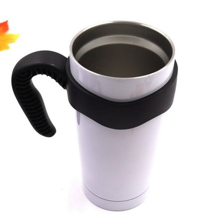 

30oz Mug Cup Holder Proof/Handle Lid for Stainless Steel Tumbler Coffee Cup Black