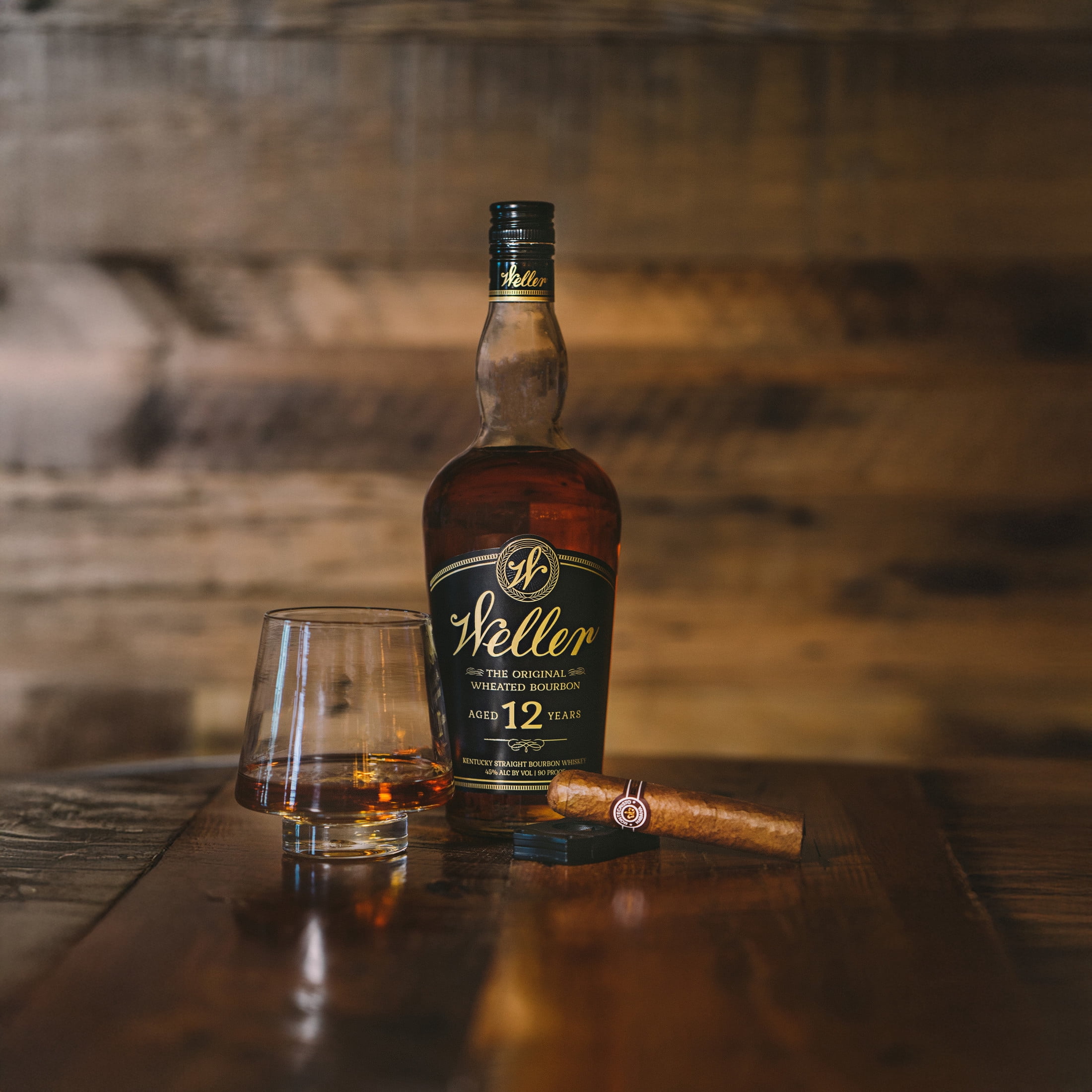 W.L. Weller 12 Year Wheated Bourbon, 1L, 90 Proof (45% ABV)
