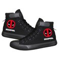 thumbnail image 1 of Zapatos de lona con diseño periférico de anime de la película Marvel Deadpool, zapatos casuales altos antideslizantes atractivos y personalizados, 1 of 3