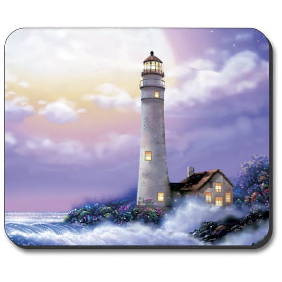 Art Plates Mouse Pad - Lighthouse of Dreams
