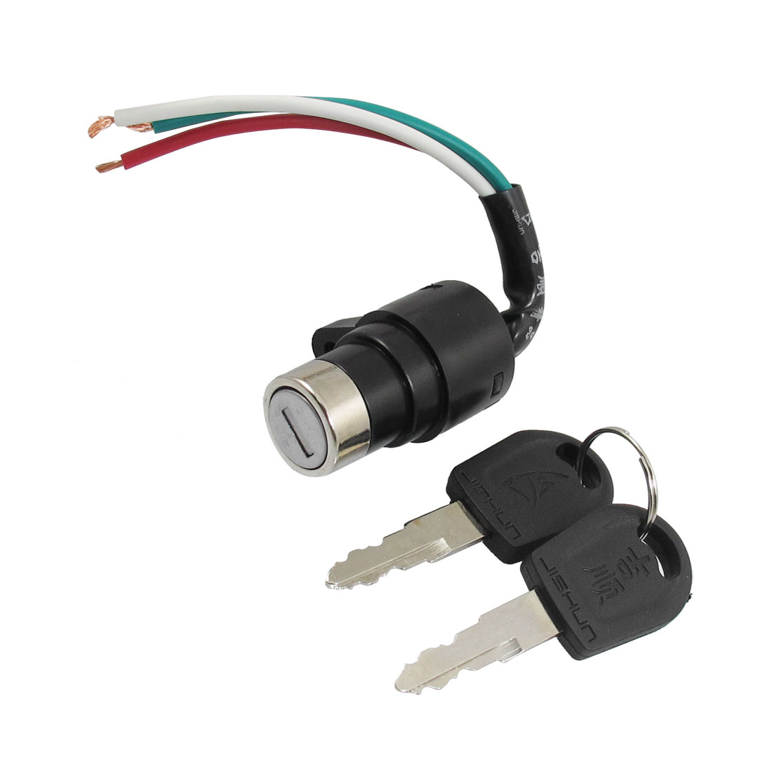 2 Wire Ignition Switch locking Keys Lock For Electric Scooter Bicycle