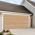 thumbnail image 4 of Brown Wood Grain Garage Door Cover Banner 6 x 13 FT, Retro Western Farmhouse Wooden Board Garage Door Curtains Backdrop with Grommets for Indoor Outdoor Wall Party Porch Yard Decorations Background, 4 of 9