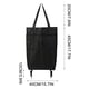 thumbnail image 3 of Carrito de compras plegable con bolsa expandible y cremallera | Ruedas plegables para fácil almacenamiento | Bolsa reutilizable para compras, escuela o excursiones, 3 of 4