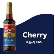 Torani Original Cherry Syrup, Authentic Coffeehouse and Soda Syrup, 25.4 oz