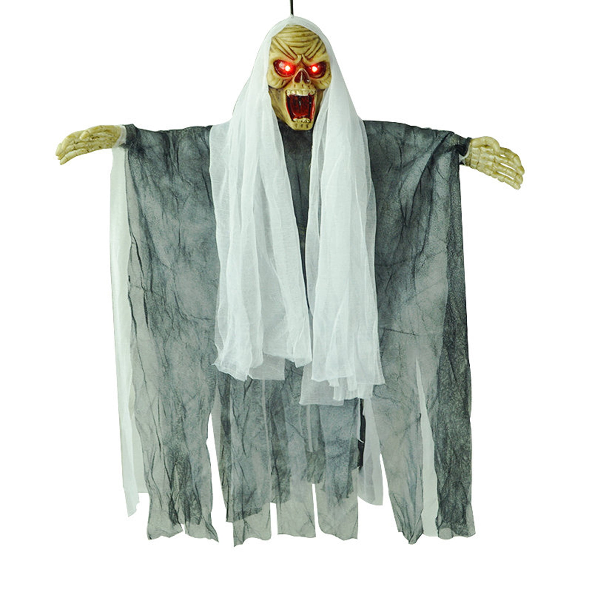 Material- This hanging ghost made of resin and cloth, thin gauze, thin ...