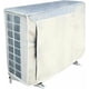 thumbnail image 1 of Funda para unidad de aire acondicionado de exterior, antinieve, impermeable, para todo tipo de clima, para aire acondicionado doméstico, diseño de malla de disipación de calor (plateada), 1 of 5