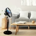 thumbnail image 2 of Westinghouse Oscillating Fan - 16” 3-in-1 Fan Featuring Metal Front Grill, 360° Internal Oscillation Function, Turbo Power, and Three-Speed Setting - Used as Stand, Table, or Wall Fan, 2 of 9