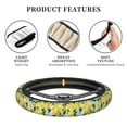 thumbnail image 6 of Daiia Steering Wheel Covers Lemon1 Elastic Skidproof Steering Wheel Protective Cover Case Steering Wheel Protector Comfortable Protective Case For Suv Sedan Decor, 6 of 8