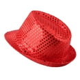 thumbnail image 2 of Meihuid Sparkling Sequins Jazz Hat for Men and Women, Ideal for Stage Dance Shows, 2 of 3