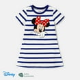 thumbnail image 6 of Disney Womens Dresses Minnie Mouse Graphic Striped Short Sleeve Dress Family Couple Matching Set, 6 of 13