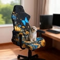 thumbnail image 2 of TSOVTHRID Sunflower Daisy Butterfly Print Set of 4 Gaming Chair Covers Slipcovers with Armrest Covers, Stretch Game Computer Office Desk Chair Cover Protector,Rotating Armchair Covers, 2 of 7