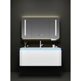 thumbnail image 4 of Bathroom Vanity Cabinet And Sink Cream Wind Combination Corian Rock Plate Seamless  Hand Washing Basin Toilet Washstand Simple My Lux Decor Round, 4 of 26
