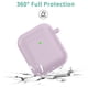 thumbnail image 3 of Funda de silicona para Airpods con llavero, funda a prueba de golpes, compatible con Apple Airpods 2 y 1. Levamdar HMXY040-5, 3 of 7