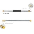 thumbnail image 2 of Pressure Washer Extension Spray Wand with 5 Spray Nozzle Tips 1 Pivoting Coupler, 4000 PSI Power Washer Cleaner Accessories Set Gutter Cleaning Tool,colorful, 2 of 8