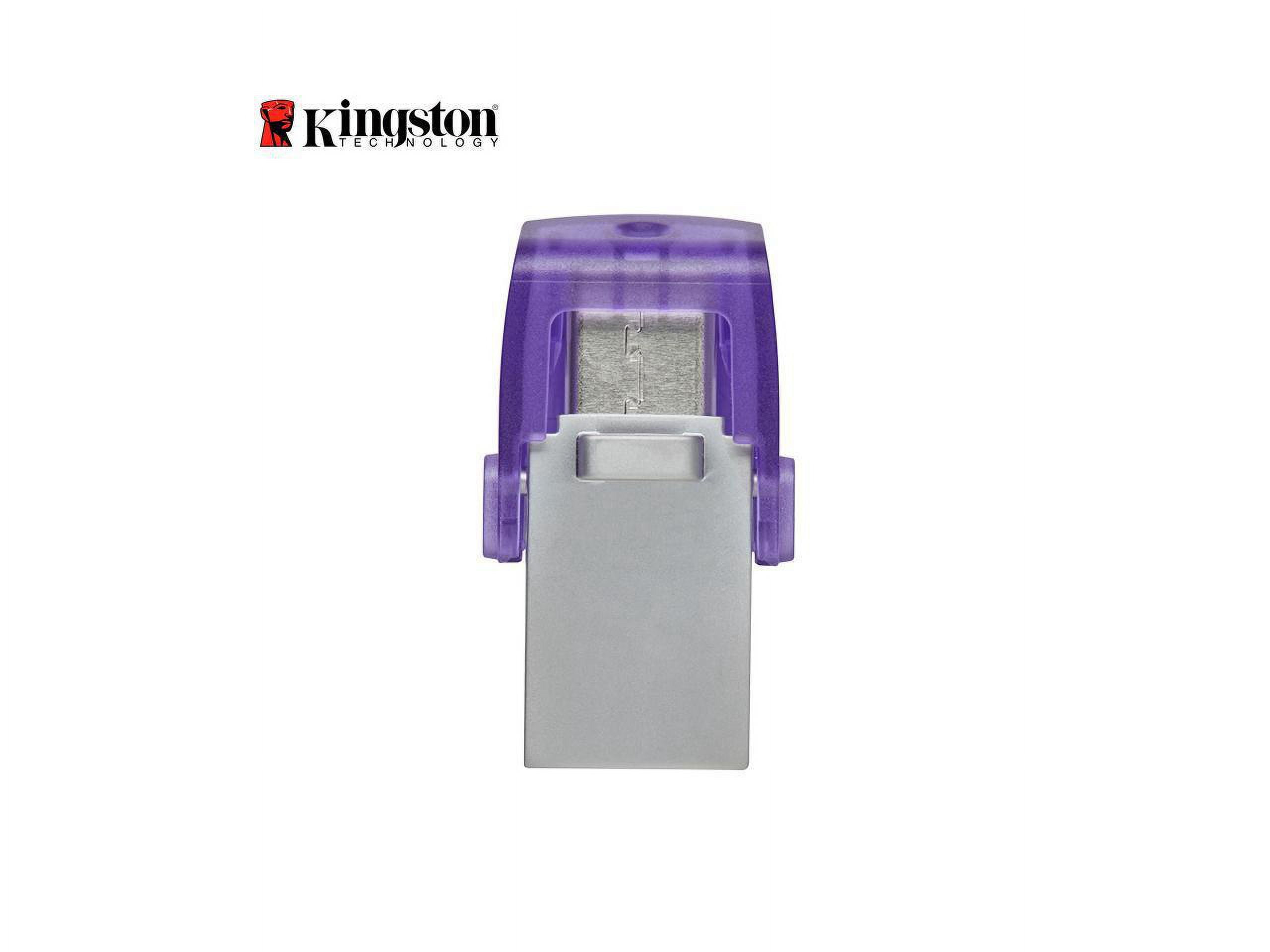 Kingston 64GB DataTraveler microDuo 3C USB Flash Drive USB Type-C and Type-A Flash Drive