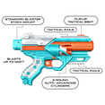thumbnail image 5 of Adventure Force Tactical Strike Delta Pro Ultimate Auto-Advance 6 Cylinder Half-Length Pro Dart Blaster, 14+, 5 of 8