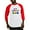 Red/White, variant on CafePress - My First Eid Baseball Jersey - Cotton Baseball Jersey, 3/4 Raglan Sleeve Shirt