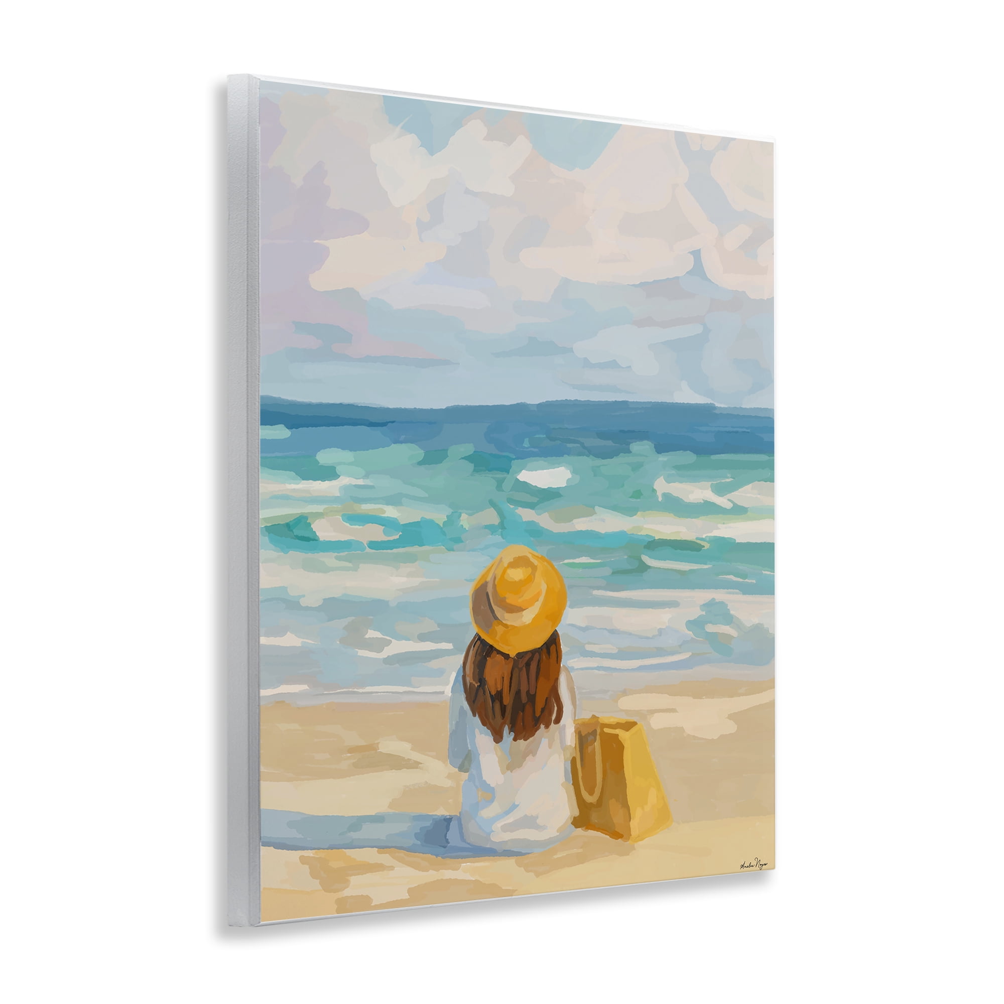 Stupell Industries Peaceful At The Beach Wall Plaque Art, design by Amelia Noyes