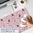 thumbnail image 4 of Long Mouse Pads for Desk,Pink Cartoon Unicorn Heart Pattern Desk Mats on Top Of Desks, Desk Mouse Pad Extra Large with 3mm Non-Slip Base and Stitched Edge for Gaming,Office,Work,Home 35.4"x15.7", 4 of 6
