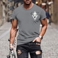 thumbnail image 1 of Tops para hombre, blusas y camisas de cuello redondo y manga corta para hombre, camisetas casuales de moda para hombre, blusas deportivas de cuello redondo y manga corta, blusas de poliéster para homb, 1 of 5
