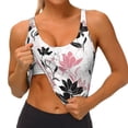 thumbnail image 3 of Fuzoiu Lilies Flowers Print Women's Sports Vest,U-Back Sports Tank,Gym Vests,Athletic Sleeveless Shirts,Exercise Undershirts,Yoga, Gym, and Dance Wear-Large, 3 of 8