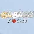thumbnail image 2 of CafePress - I Heart Cats Infant Bodysuit - Baby Light Bodysuit, Size Newborn - 24 Months, 2 of 4