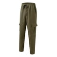 thumbnail image 3 of Pantalón Casual Holgado Con Múltiples Bolsillos Para Hombre, 3 of 8