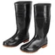 thumbnail image 3 of 1 par de botas de lluvia impermeables antideslizantes para jardinería, granjas, ganado, cría, color negro 43, 3 of 10