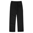 thumbnail image 5 of Boys School Uniform Pants for Gilrs Straight Leg Flat Front Black Kids Dress Pants Comfortable Waistband with Zip Closure 9-10 Years, 5 of 5