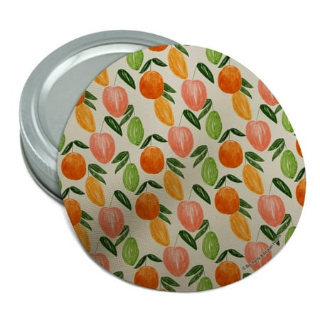 

Citrus Medley Lemons Limes Oranges Round Rubber Non-Slip Jar Gripper Lid Opener