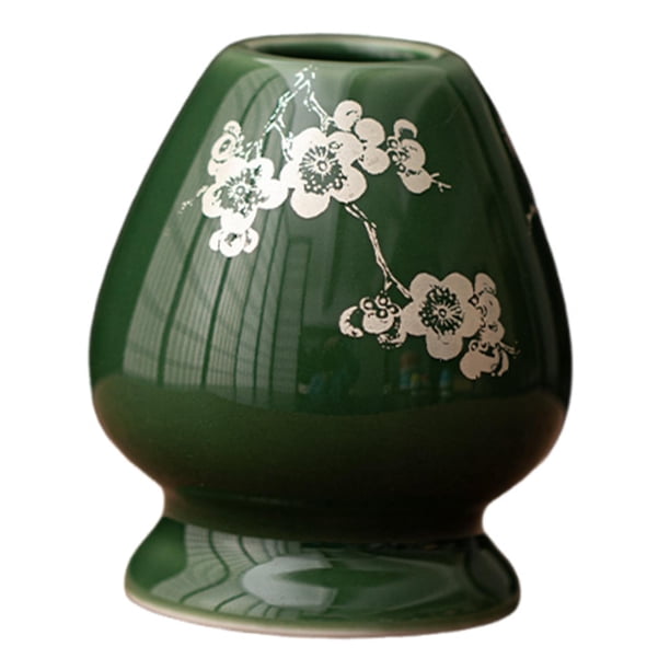 Soporte para batidor de té matcha, soporte Chasen, de cerámica portátil, para batidor, del té para cocina, escritorio para principiantes
