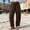 Brown, variant on Linen Drawstring Pants Travel Trousers Linen Dress Pants Women Linen Clothes For Women Flowy Pants For Women Lightweight Summer Pants Women Wide Leg Lounge Pant Trousers