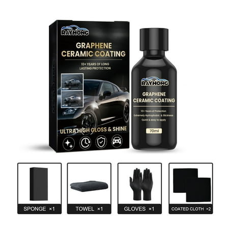 Automotive graphene ceramic coating, super-fluid water coating, crystal coating, waterproof coating, glaze maintenance, car paint