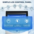 thumbnail image 6 of Ice Maker,110LBS/24H Commercial Ice Machine Stainless Steel Ice Maker Machine with 25LBS Capacity,45 Ice Cubes in 12-15 Minutes,Self-Cleaning,Ideal for Restaurant,Bars,Home,Includes Scoop, 6 of 8