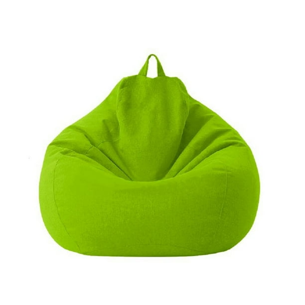 SAYOO Sofá de color sólido con mango, bolsa de frijoles moderna sin relleno SAYOO moda