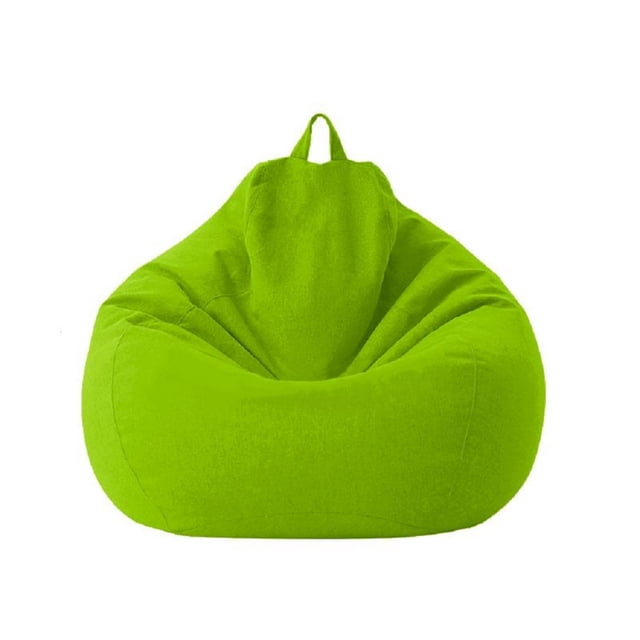 SAYOO Sofá de color sólido con mango, bolsa de frijoles moderna sin relleno SAYOO moda