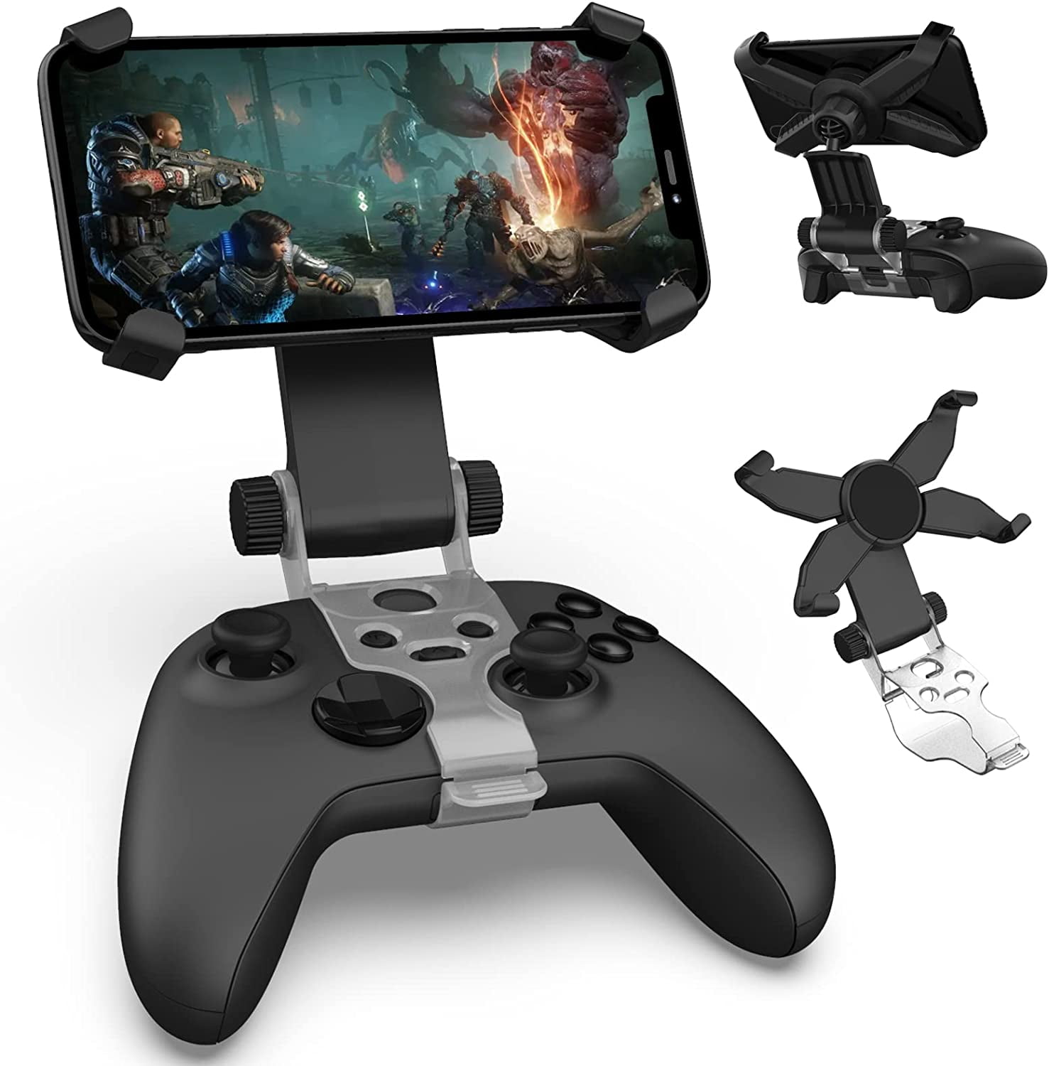 Dobe Mobile Gaming Clip for Xbox One Controller Phone Mount Adjustable