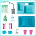 thumbnail image 3 of SPLASHFUN Wash-up Kitchen Sink Play Set with Running Water Pretend Play Kitchen Toy Set with Working Faucet and Color Changing Play Cups and Accessories., 3 of 9