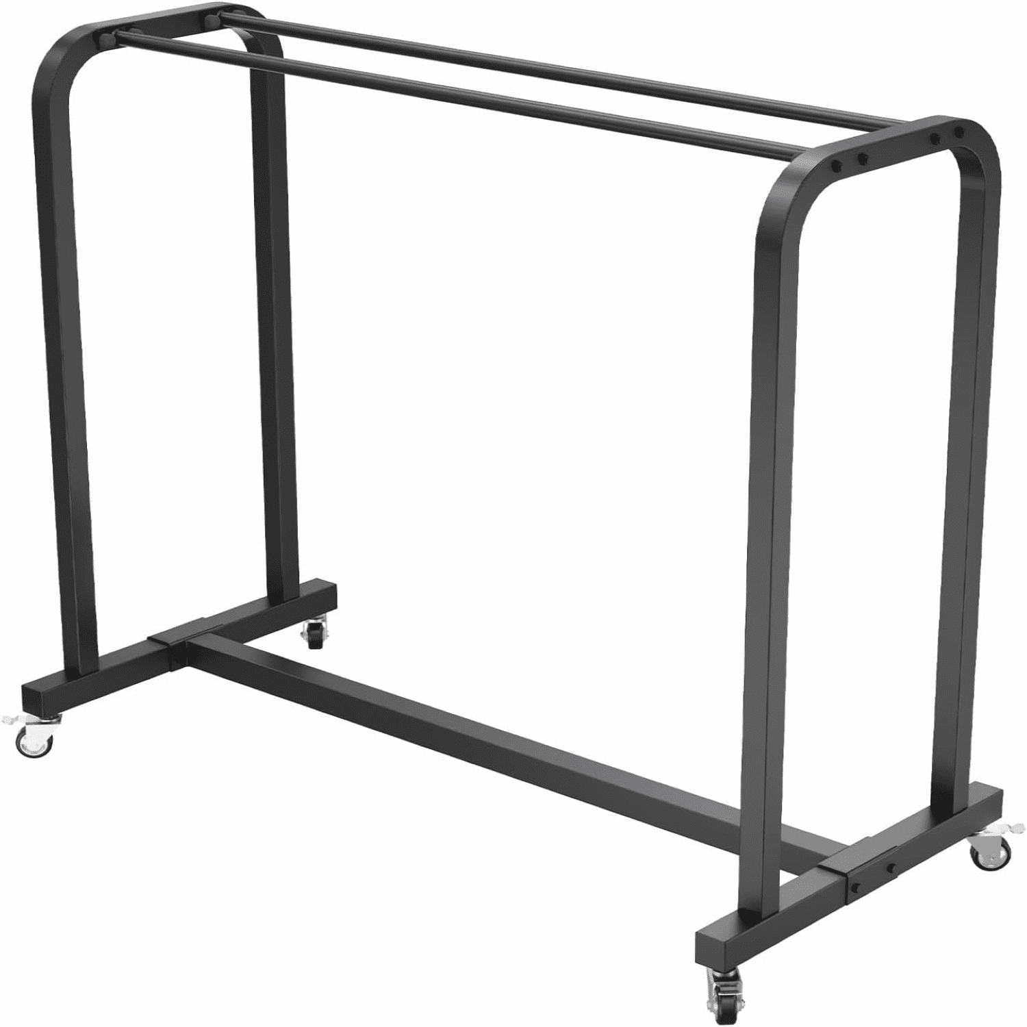Power Systems Exercise Mat Cart – Rolling Storage Cart with Locking Casters, Holds 60-120 Yoga Mats