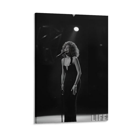 Whitney Houston Actor Poster (22)-1 Canvas Wall Art Prints Poster Gifts Photo Picture Painting Posters Room Decor Home Decorative 16x24inch(40x60cm)