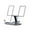 Black, variant on Qholemyo Simples Metal Reading Stand Foldable Portable Reading Bookshelf Music Score Stand Book Stand For Reading Book Holders For Reading Hands Free Book Stands