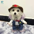 thumbnail image 5 of Deago Pet Dog Cat Halloween Costumes,The Cowboy Party Christmas Costume,West Cowboy Uniform Hat,Funny Pet Cowboy Outfit Clothing Dogs Cats, 5 of 7