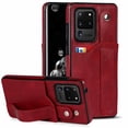 thumbnail image 1 of Funda protectora de cuero con correa para la muñeca para teléfono móvil Samsung note 20ultra, 1 of 2