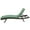 Multibrown/Jungle Green, variant on Anthony Outdoor Wicker Adjustable Chaise Lounge with Cushion, Multibrown, Jungle Green